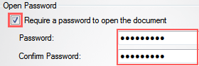 type password for pdf file in primopdf