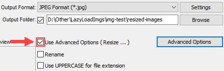 use advanced options in faststone image viewer
