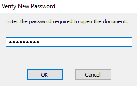 Verify password to open the encrypted PDF file in Ashampoo PDF Free
