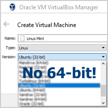 vm virtualbox 64 bit