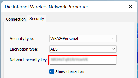 Wi-Fi password