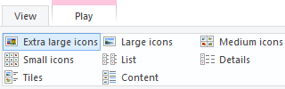 windows 10 file explorer folder view options