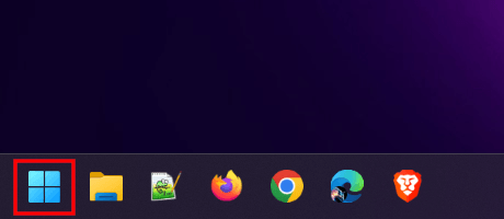 Windows 11 start menu button