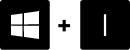 Windows + I keyboard keys