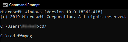 ffmpeg windows command line