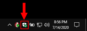 Windows Security system tray icon