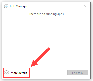 windows task manager more details