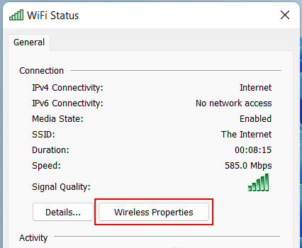 Wireless Properties