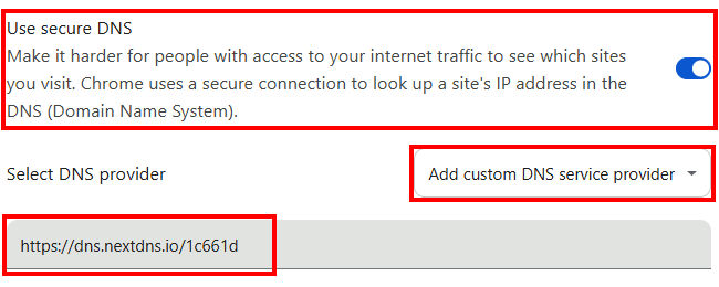 Block websites in Chrome, Edge, and Brave using NextDNS