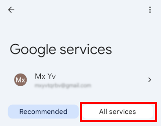 Google All services