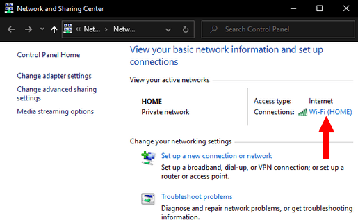 unblock websites Network in Windows
