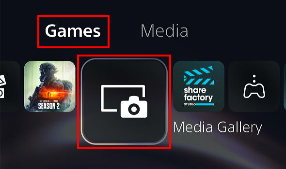 Open PS5 Media Gallery