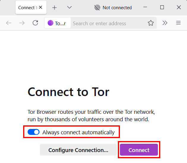 Bypass blocked websites using Tor Browser