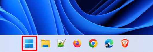 Windows 11 start menu button